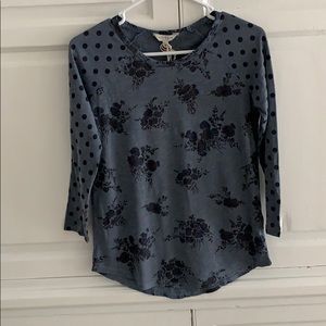 Lucky knit 3/4 sleeve top